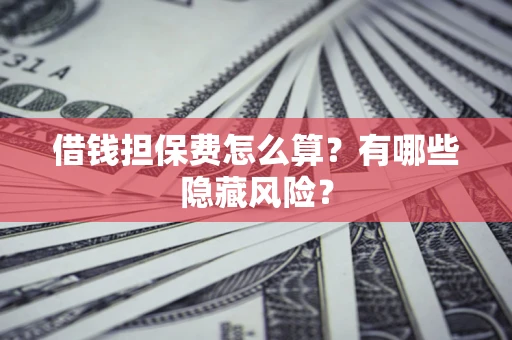 北京借钱担保费怎么算？有哪些隐藏风险？