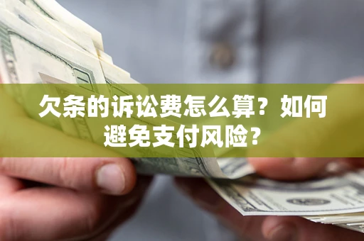 北京欠条的诉讼费怎么算？如何避免支付风险？
