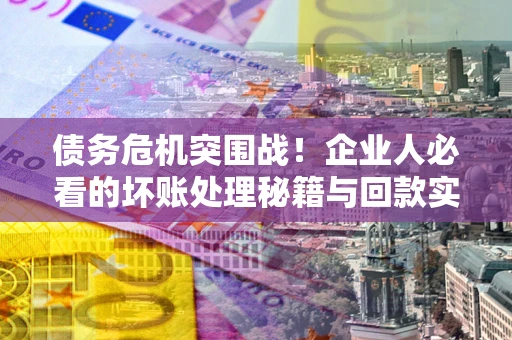 北京债务危机突围战！企业人必看的坏账处理秘籍与回款实战指南